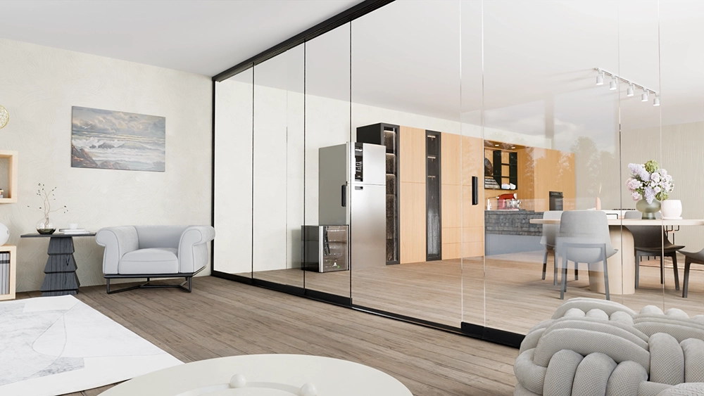 Correderas de cristal para interiores