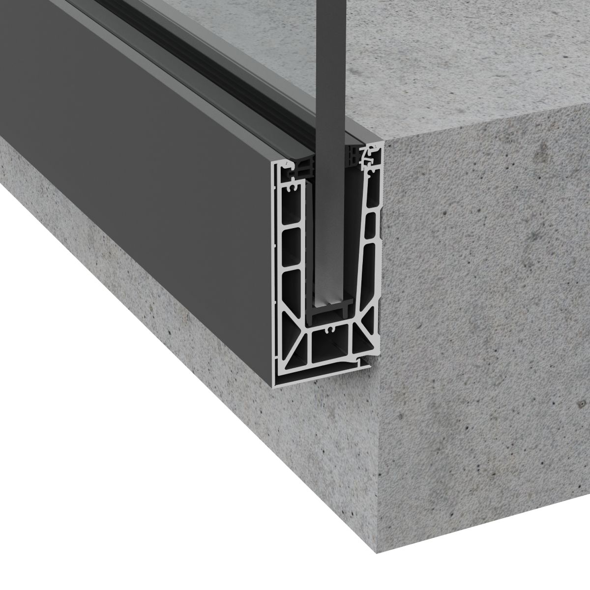 Perfil de barandilla arras para terrazas modernas Cerrarte360