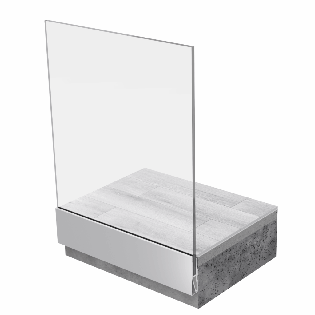 Barandilla de cristal 3D