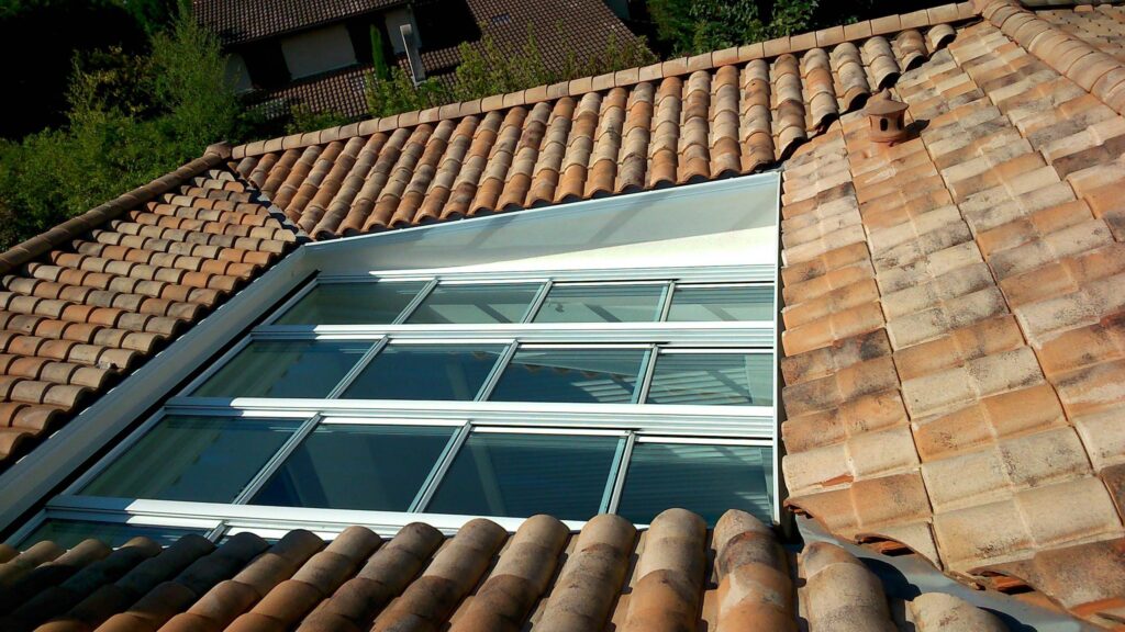 Techo móvil de cristal para áticos
